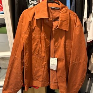 Zara Men’s Shacket Orange Large